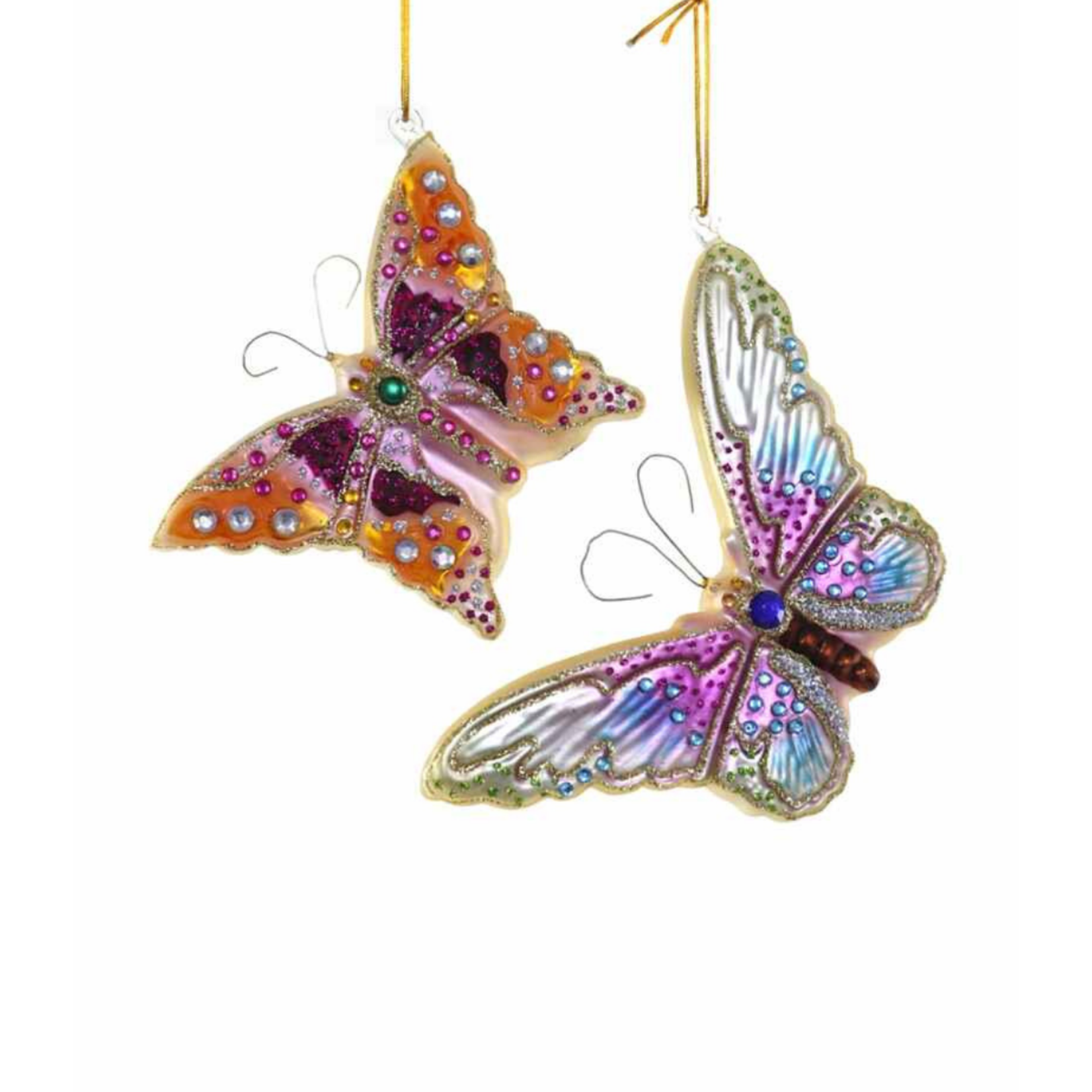 Cody Foster Enchanted Papillion Ornament- Warm