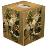Marye-Kelley Santa with Children Tissue Box Cover