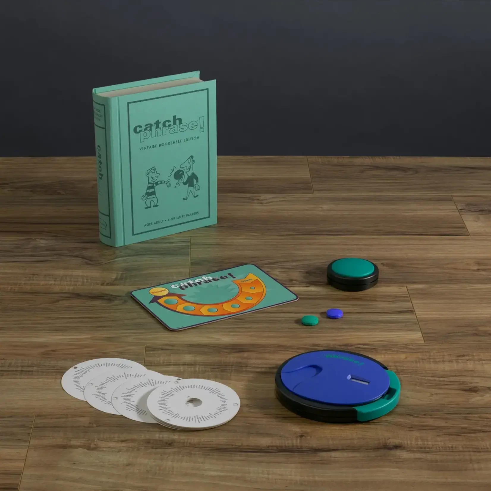 WS Game Company Catch Phrase Vintage Bookshelf Game