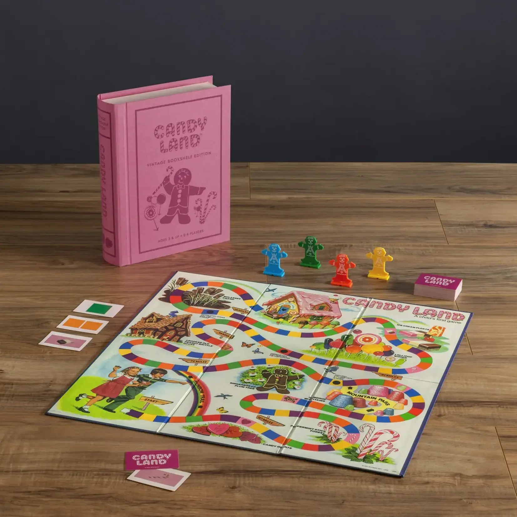 WS Game Company Candy Land Vintage Bookshelf Game