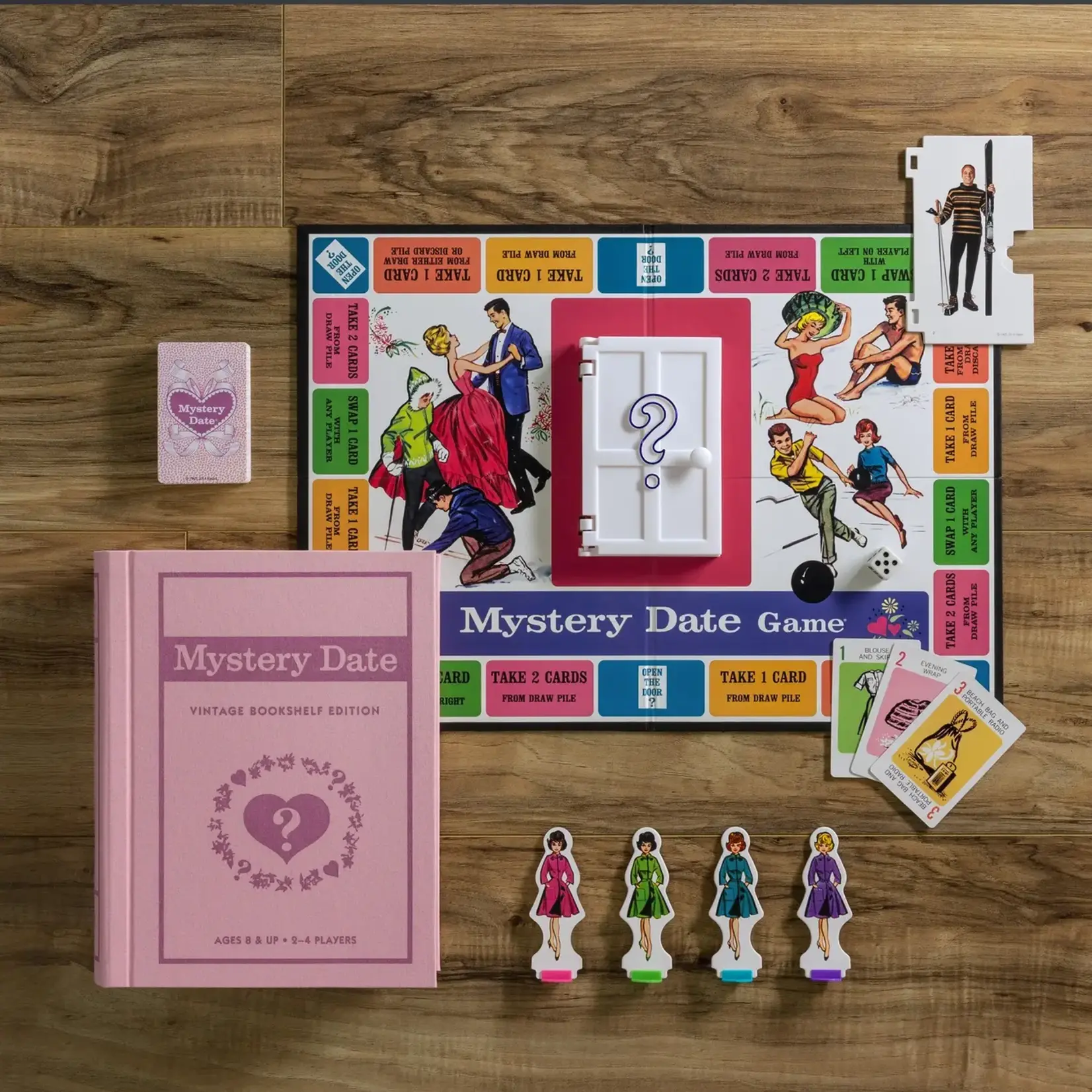 WS Game Company Mystery Date Vintage Bookshelf Game