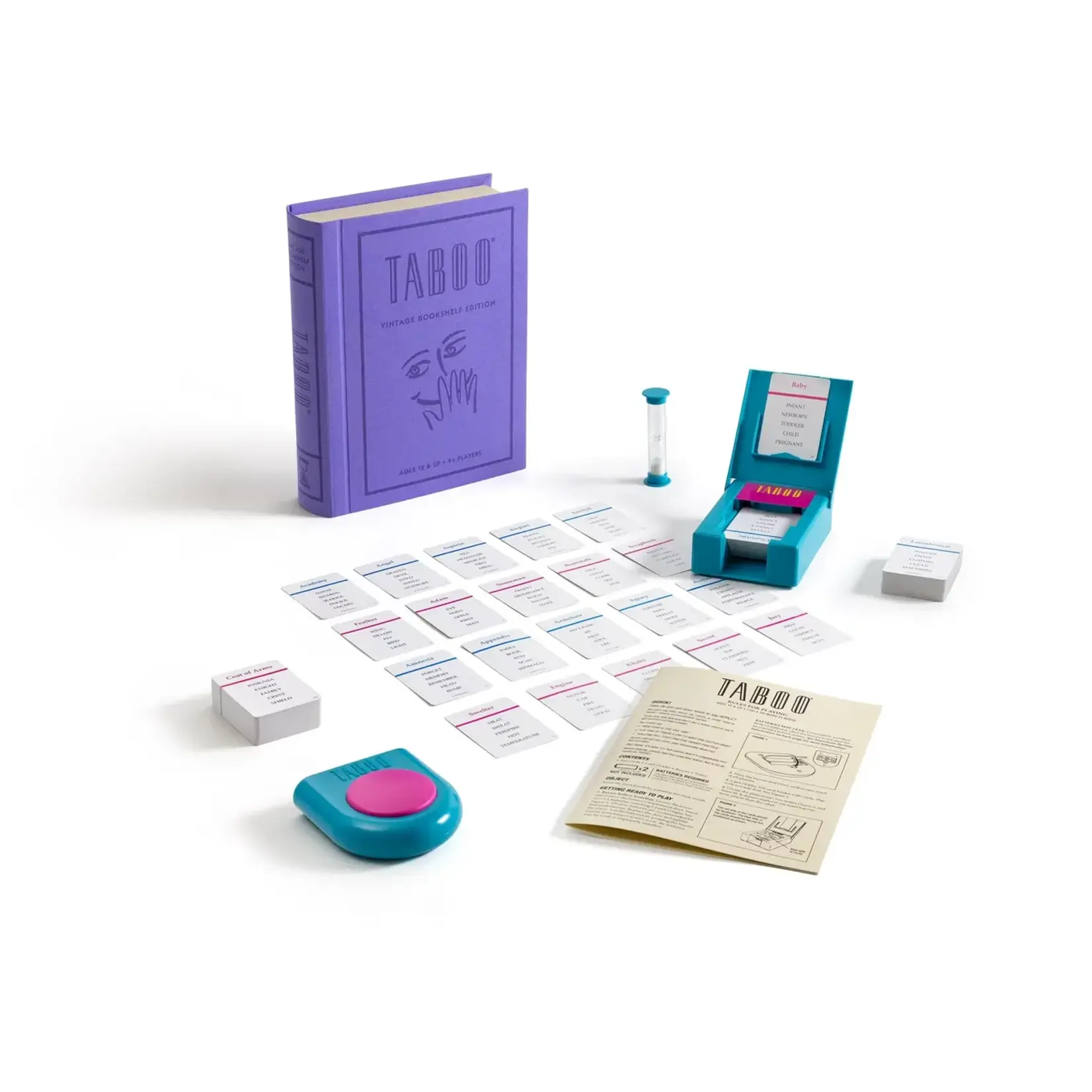WS Game Company Taboo Vintage Bookshelf Game