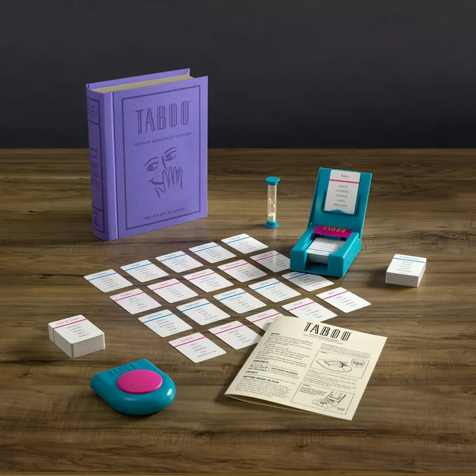 WS Game Company Taboo Vintage Bookshelf Game