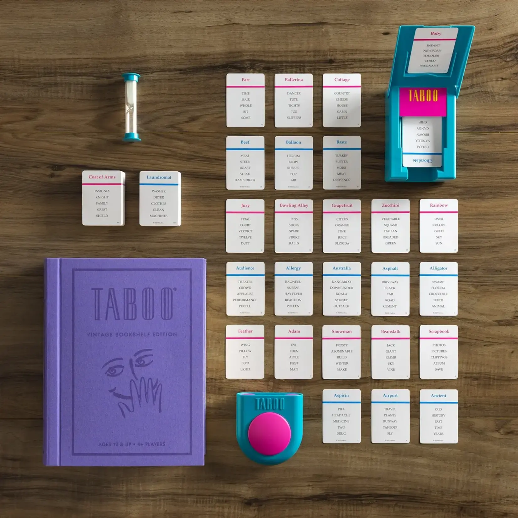 WS Game Company Taboo Vintage Bookshelf Game