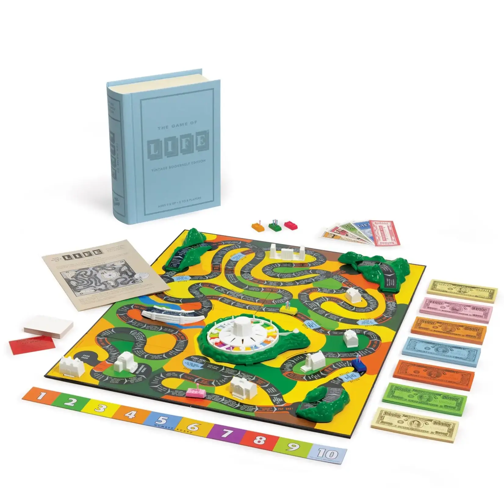 WS Game Company The Game of Life Vintage Bookshelf Game