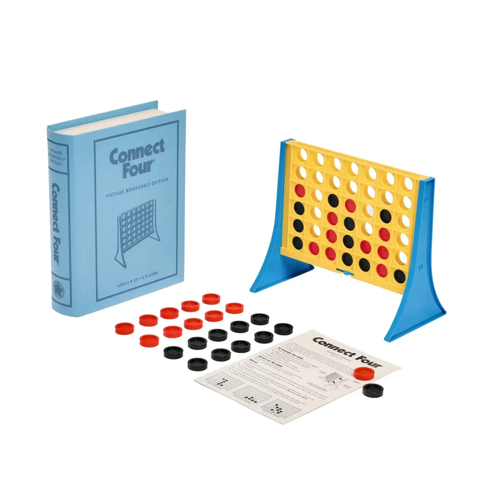 WS Game Company Connect 4 Vintage Bookshelf Game