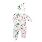 Petidoux "Night Before Christmas" Baby Onesie Pajamas Pima Cotton