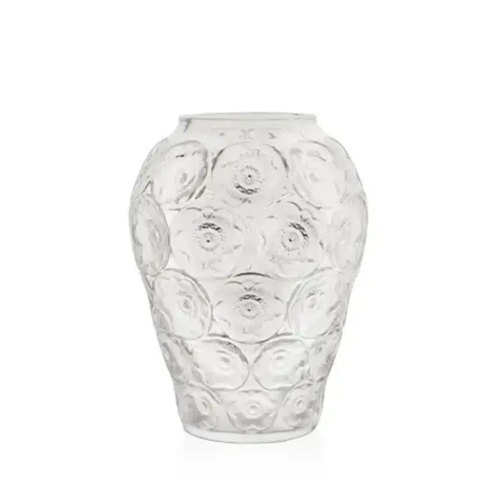 Lalique Anemone Vase - Clear