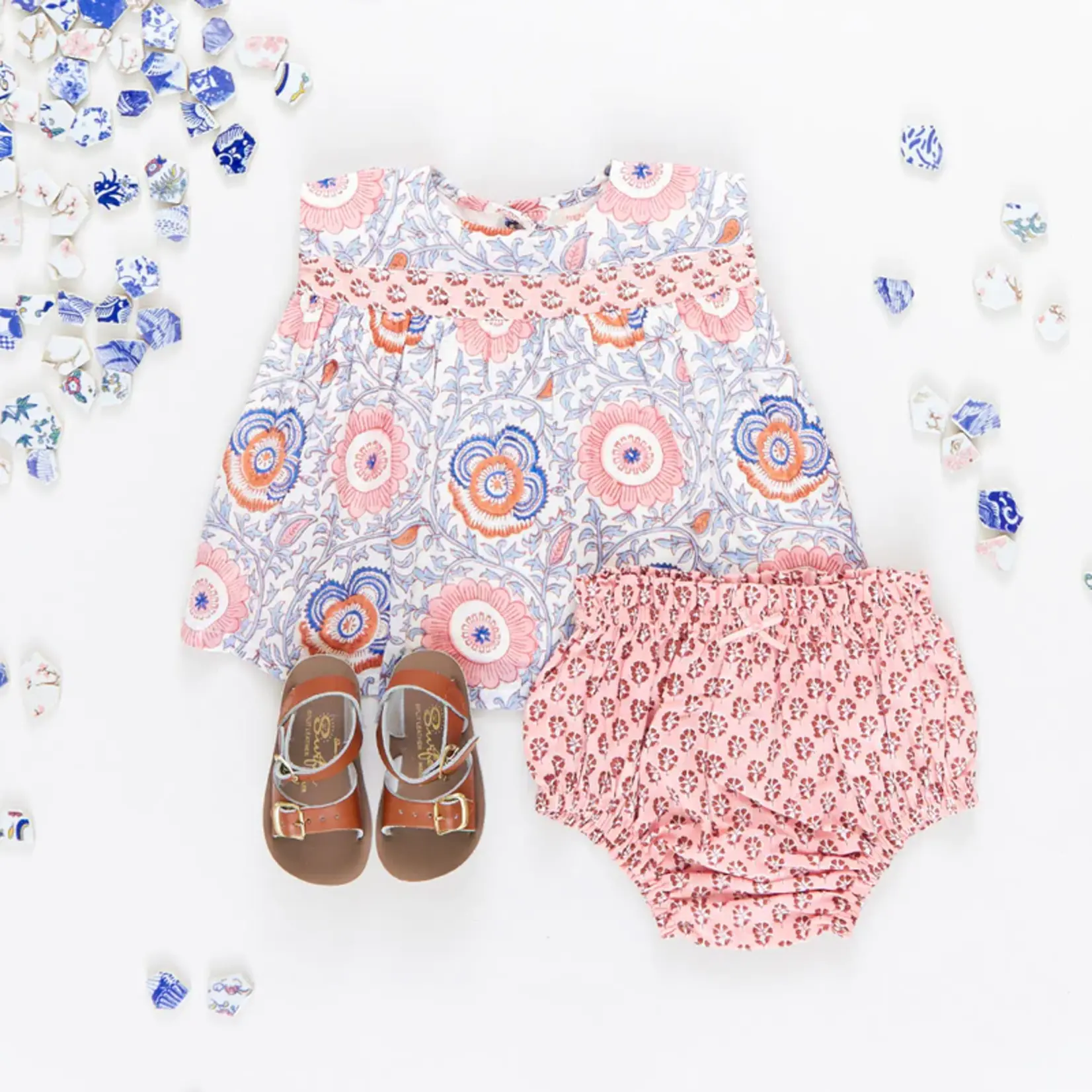 Pink Chicken Baby Girls Krista 2-Piece Set - Lisbon Floral