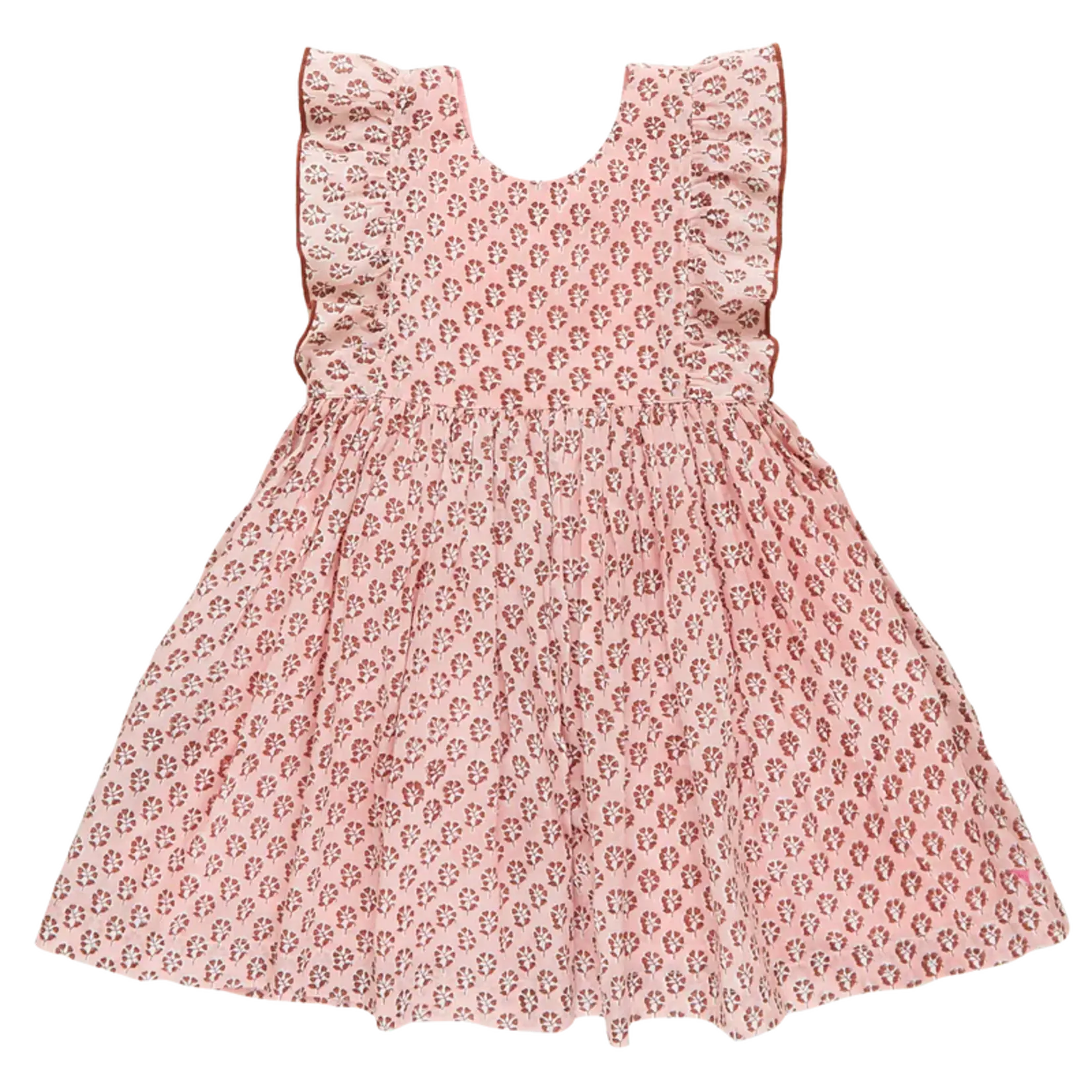 Pink Chicken Girls Marceline Dress - Pink Lisbon Ditsy