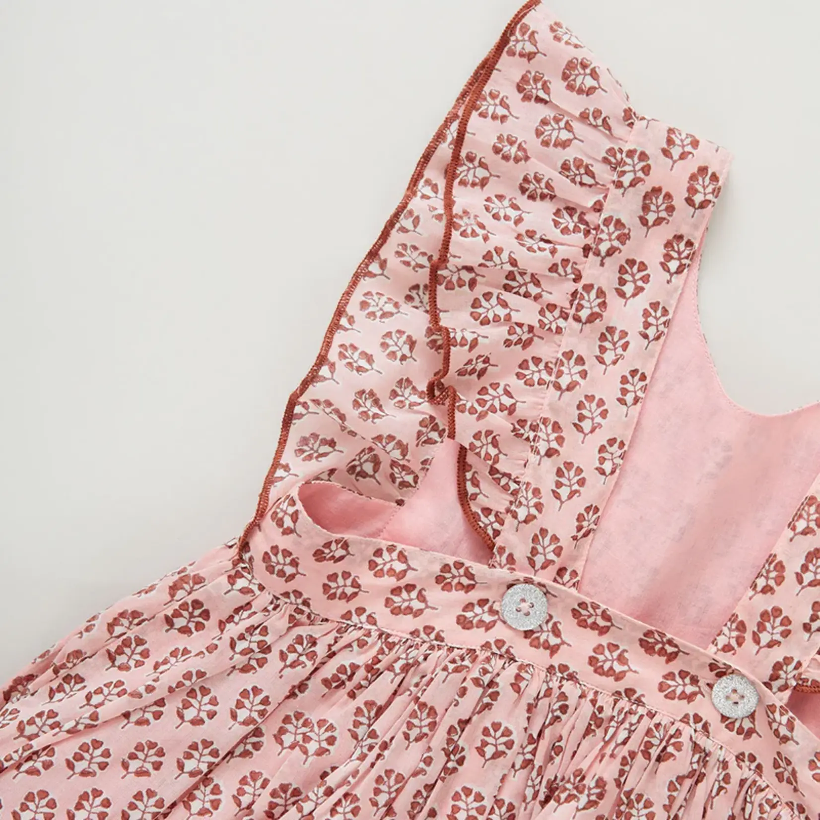Pink Chicken Girls Marceline Dress - Pink Lisbon Ditsy