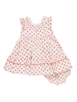 Pink Chicken Baby Girls Judith Dress Set - Paper Hearts