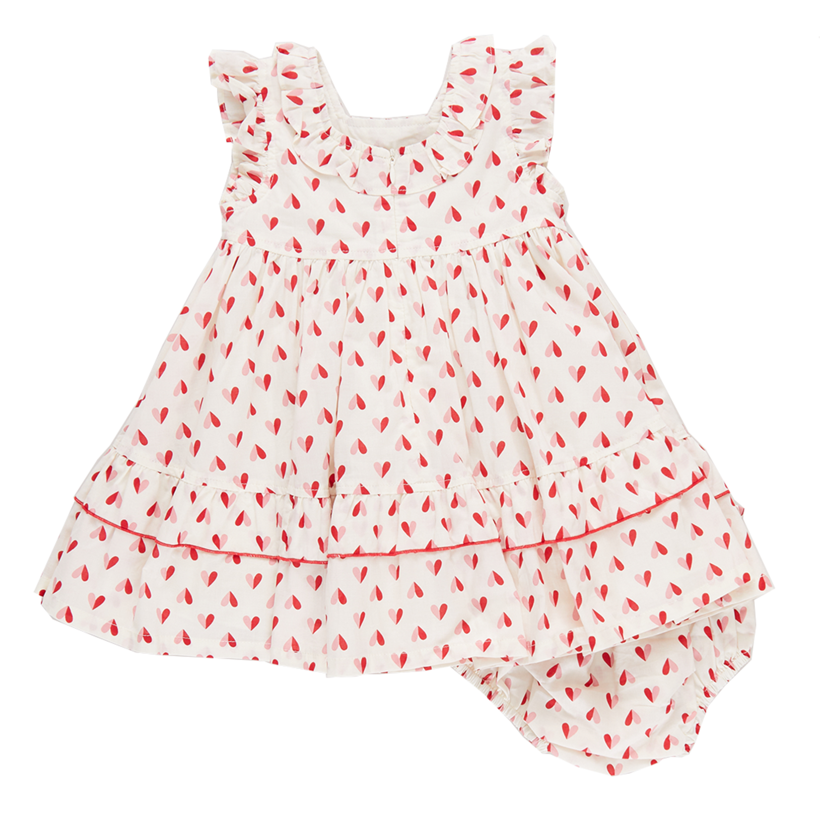 Pink Chicken Baby Girls Judith Dress Set - Paper Hearts