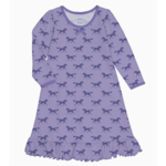 Sara's Prints Everyday Whirl-and-Twirl Long-Sleeve Horse Heart Nightgown