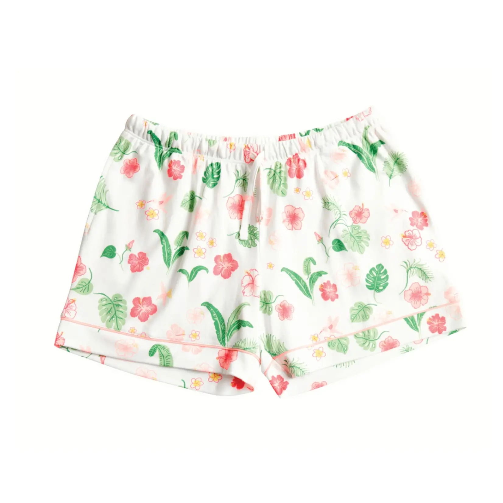 Petidoux Tropical Paradise Women's Pima Summer Pajama Loungewear Large