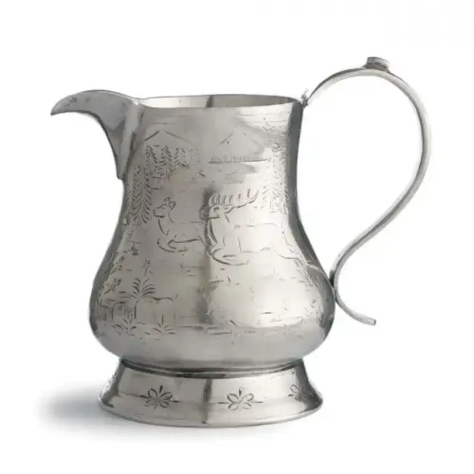 Arte Italica Vintage Pitcher with Deer Motif