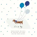 One Precious Pup Card-New Baby Boy