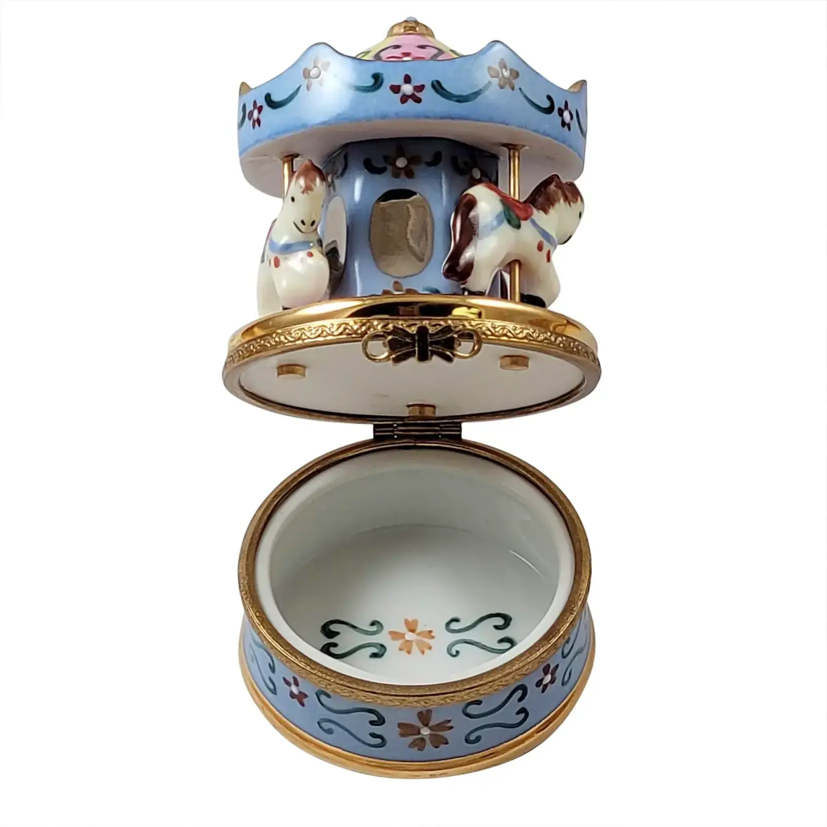 Rochard Limoges Boxes Carousel