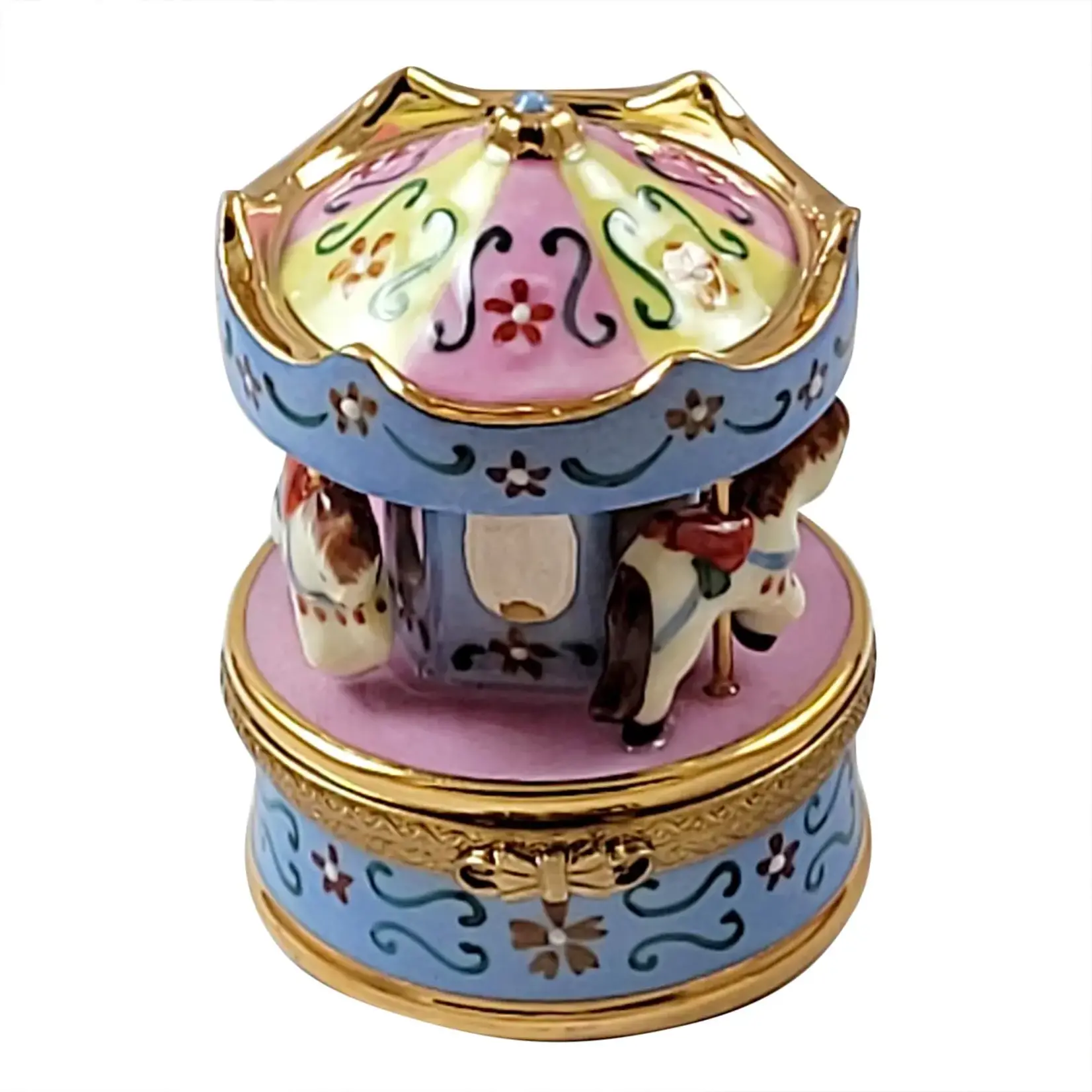 Rochard Limoges Boxes Carousel