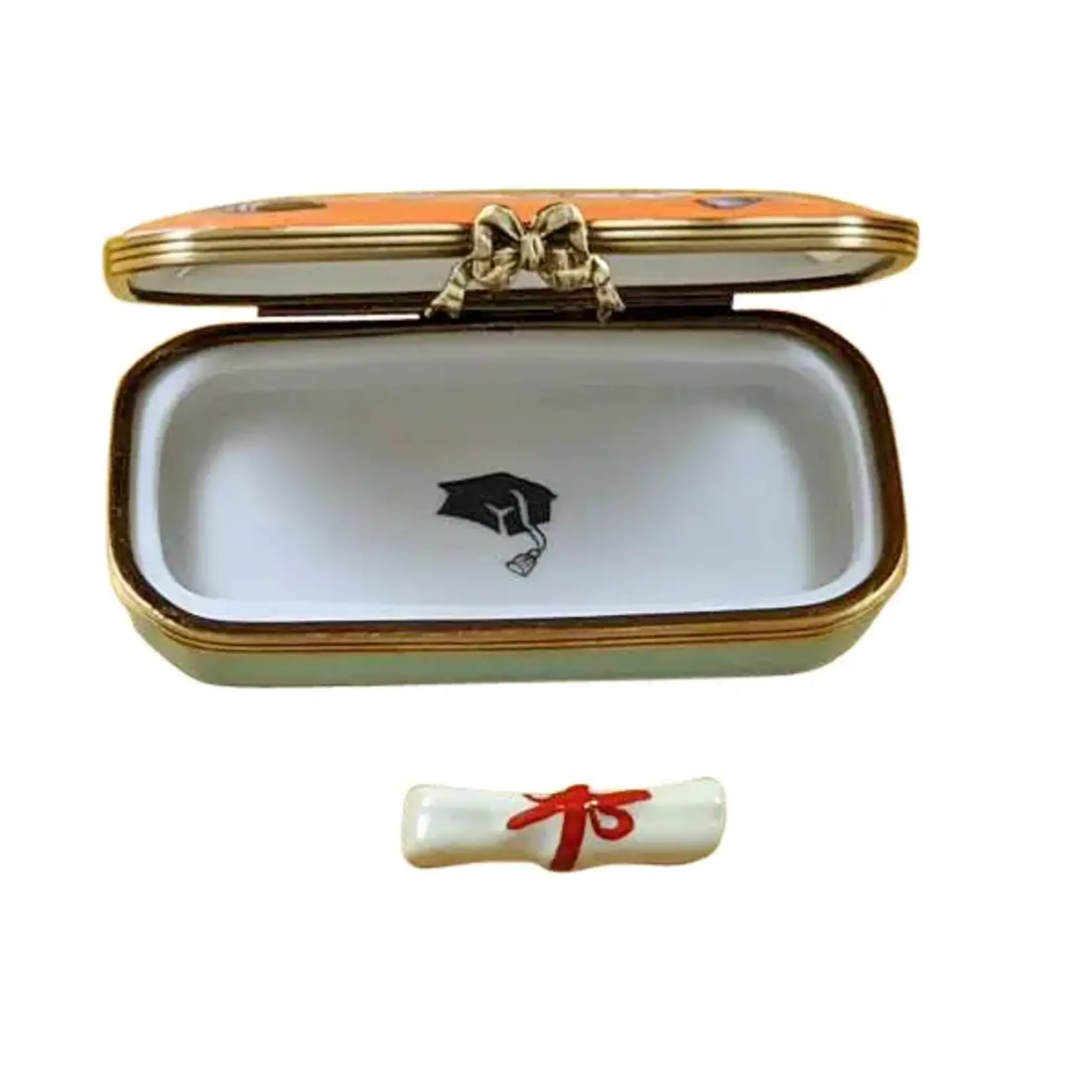 Rochard Limoges Boxes Congratulations Oval With Diploma