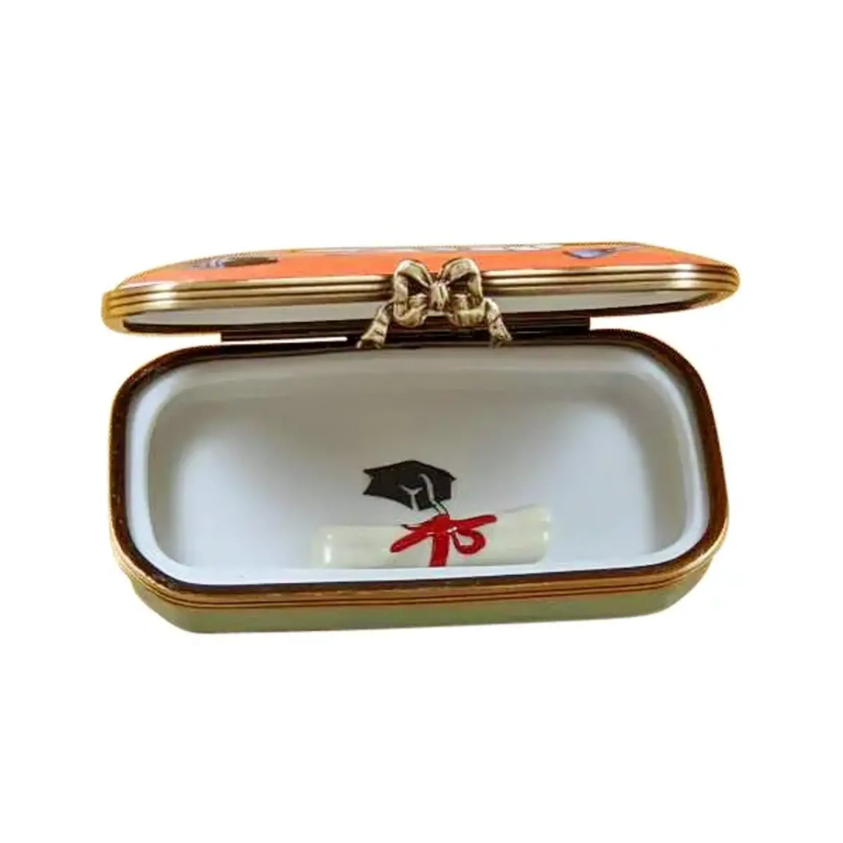 Rochard Limoges Boxes Congratulations Oval With Diploma