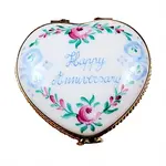 Rochard Limoges Happy Anniversary Heart - 50th