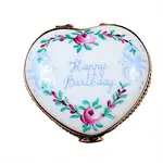 Rochard Limoges Happy Birthday Heart