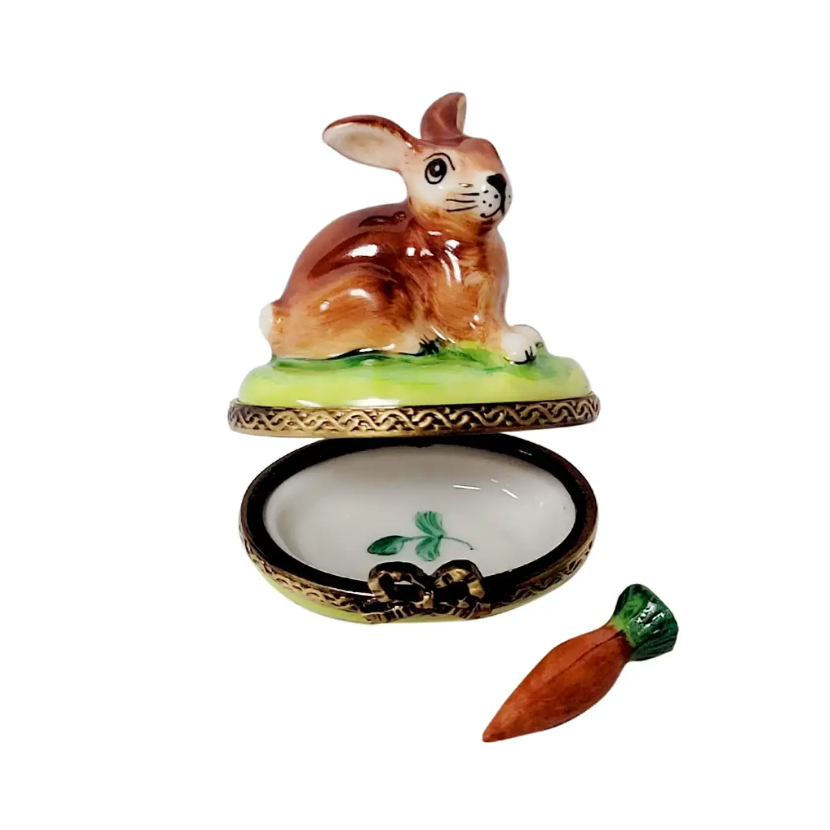 Rochard Limoges Small Bunny With Removable Carrot