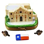 Rochard Limoges The Alamo w/Cannons And Texas Flag