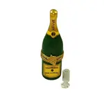 Rochard Limoges Veuve Clientele Champagne Bottle With Flute