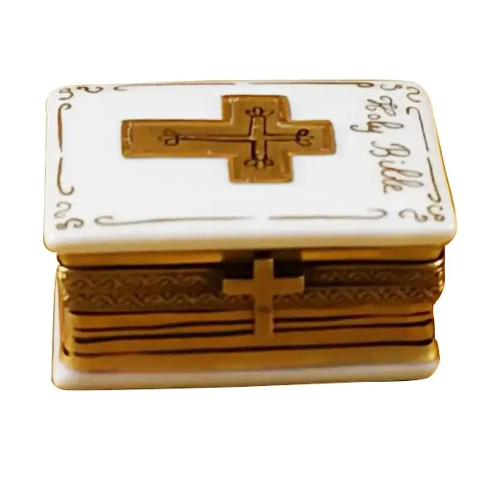 Rochard Limoges Boxes White Bible