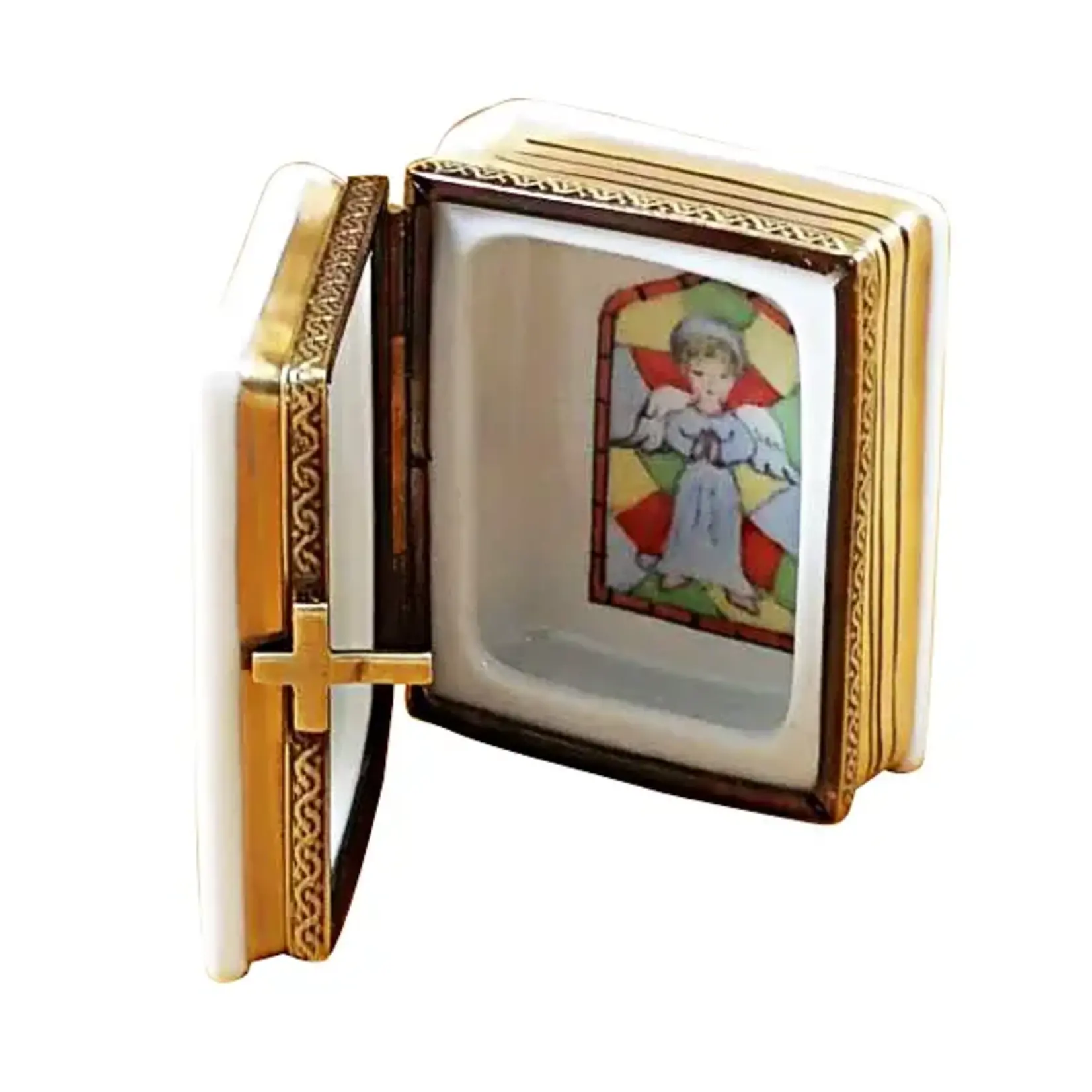Rochard Limoges Boxes White Bible