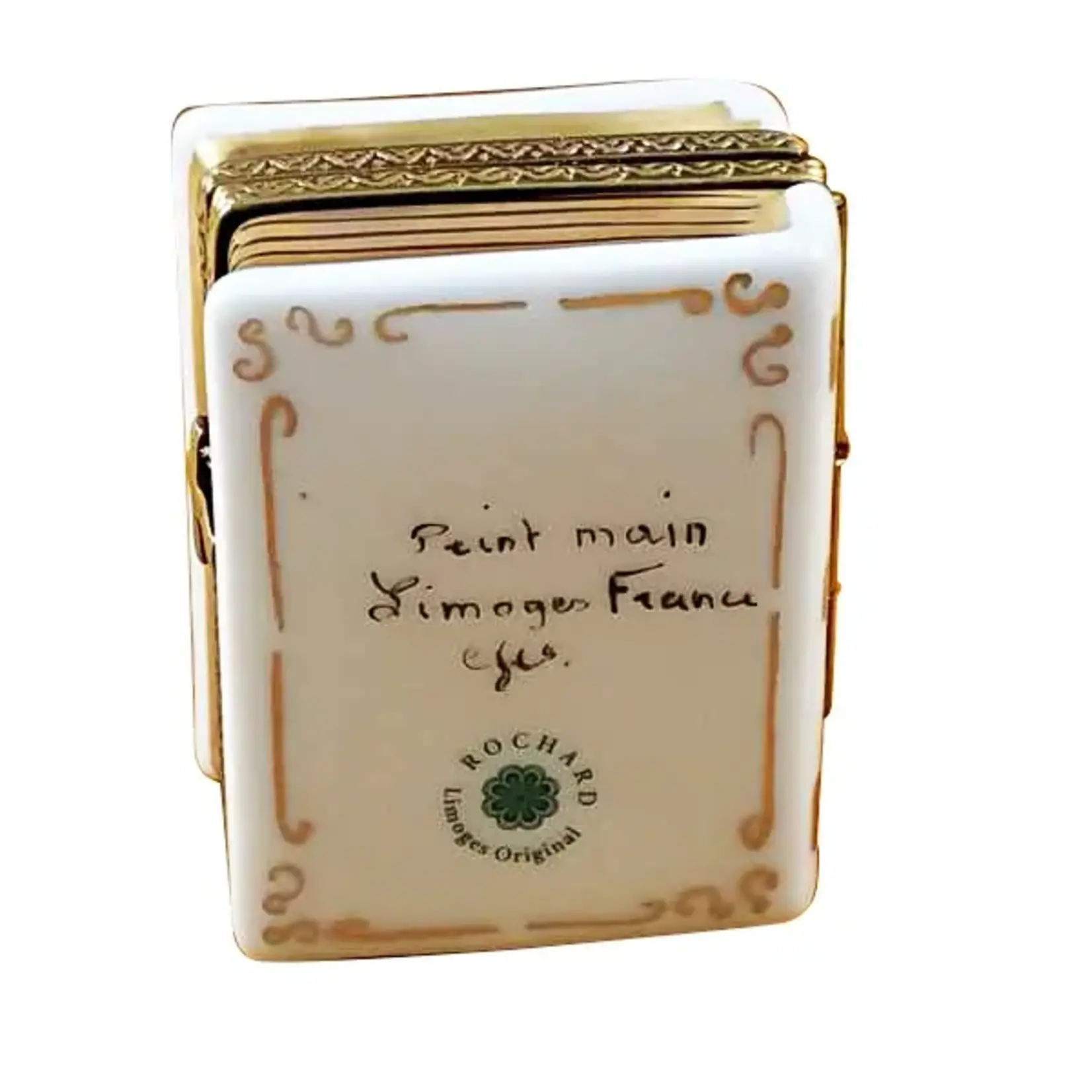 Rochard Limoges Boxes White Bible