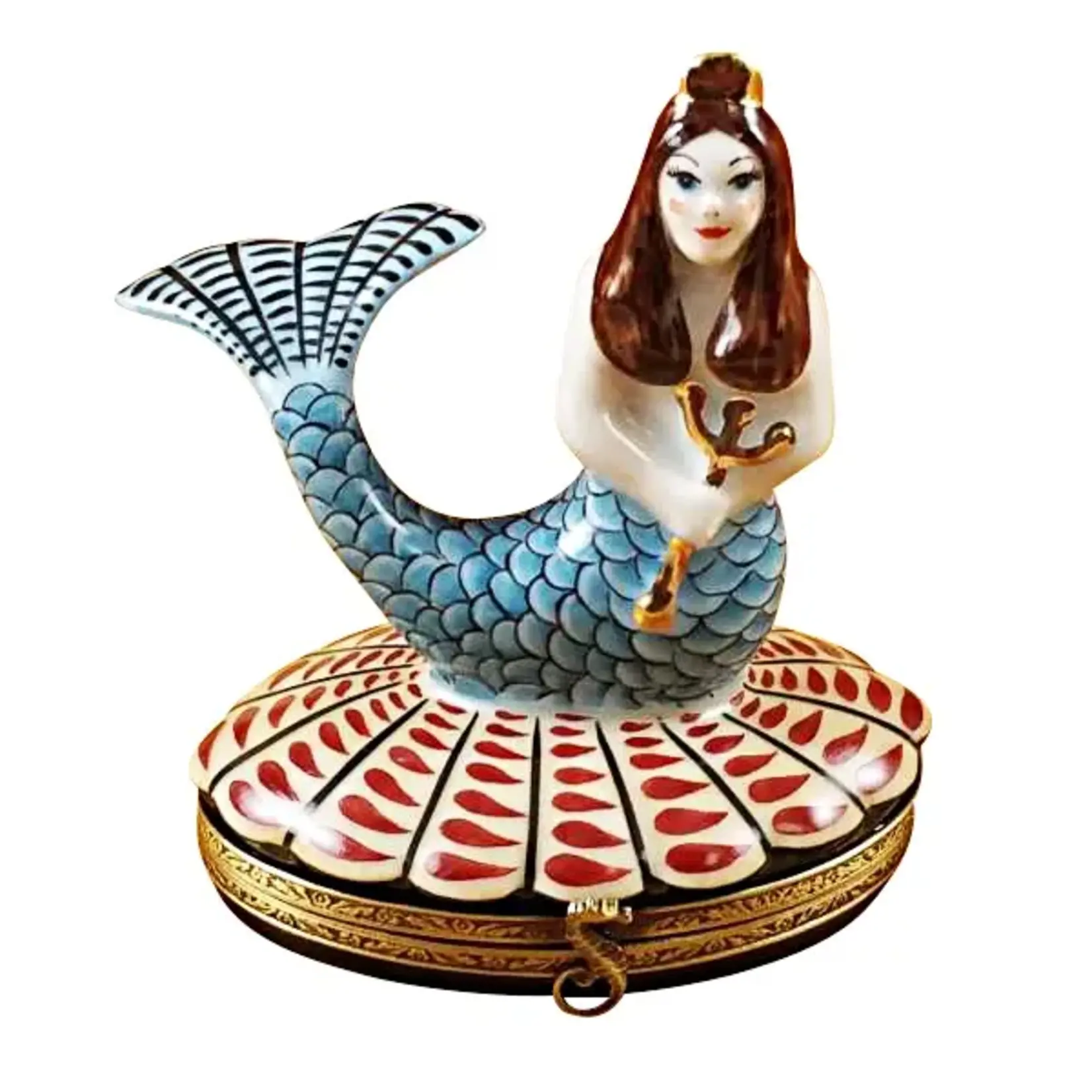 Rochard Limoges Boxes Mermaid