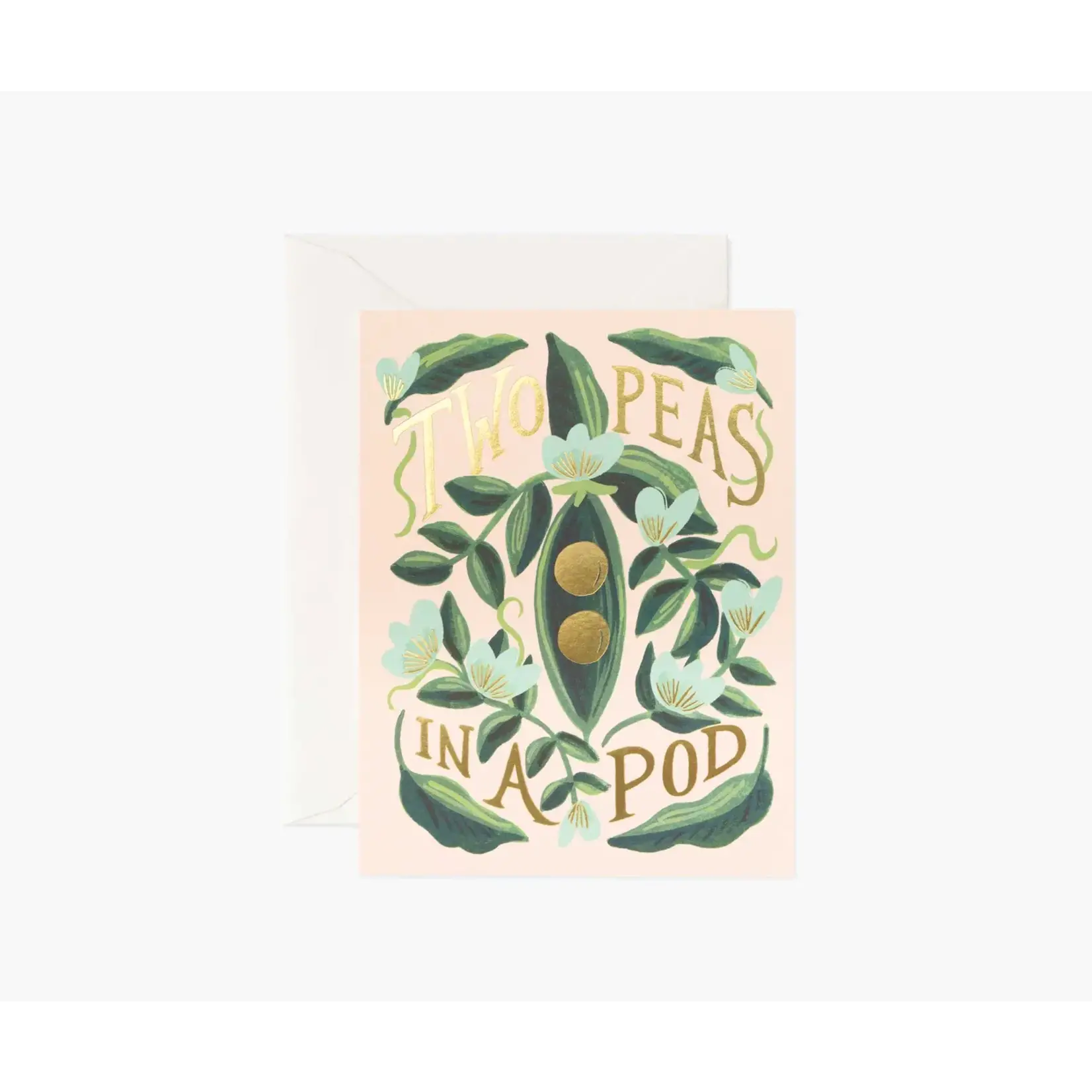 Rifle Paper Company Two Peas in a Pod Card _Blank Inside