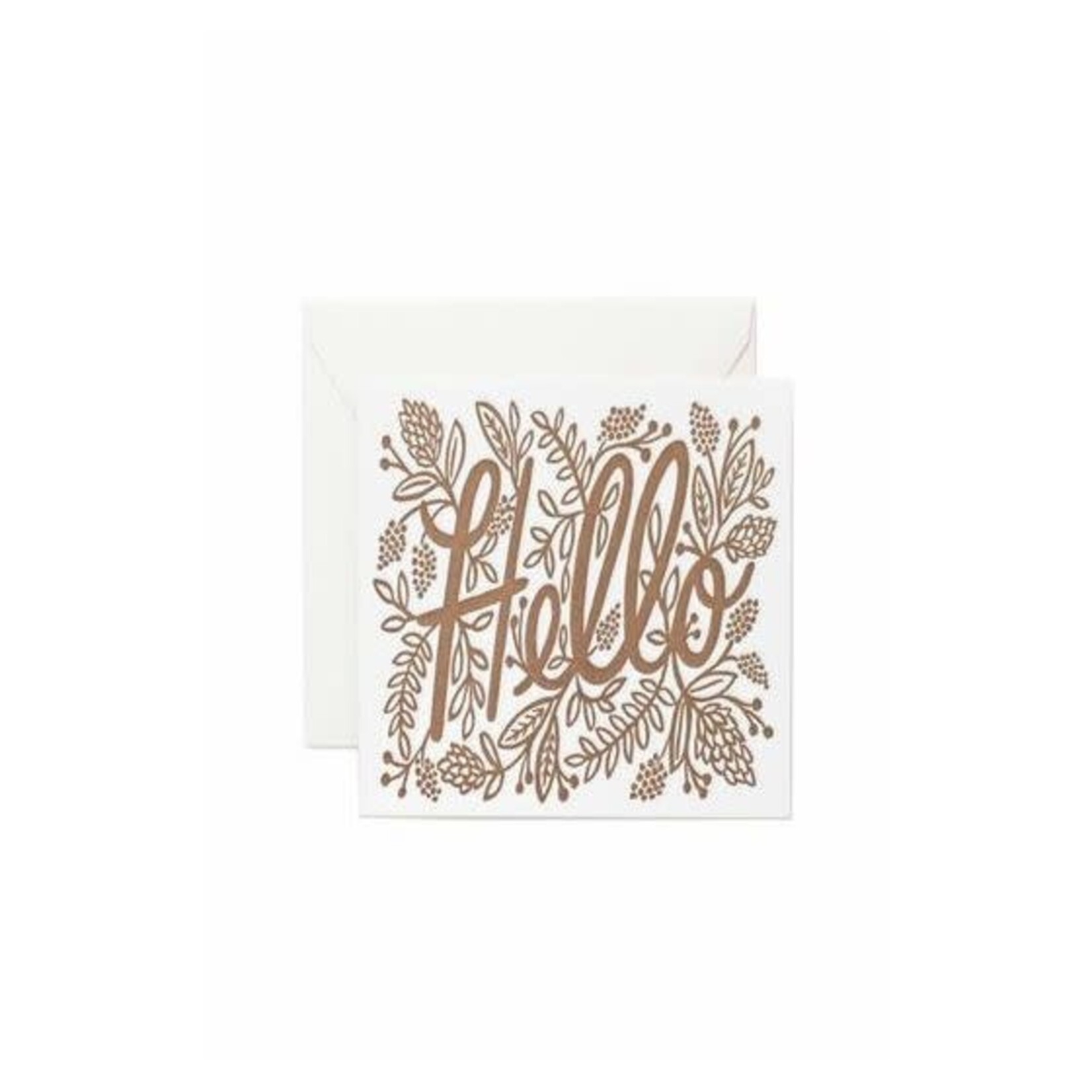 Rifle Paper Company Hello Card_Blank Inside