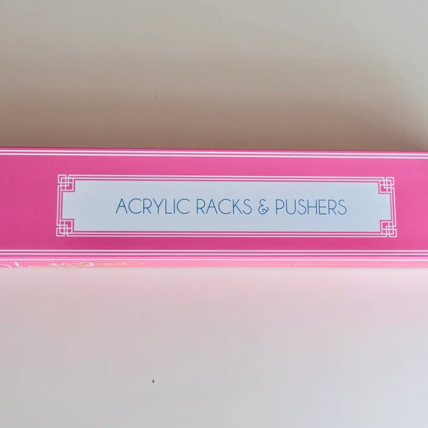 Oh My Mahjong Multicolor Acrylic Rack and Pusher Set
