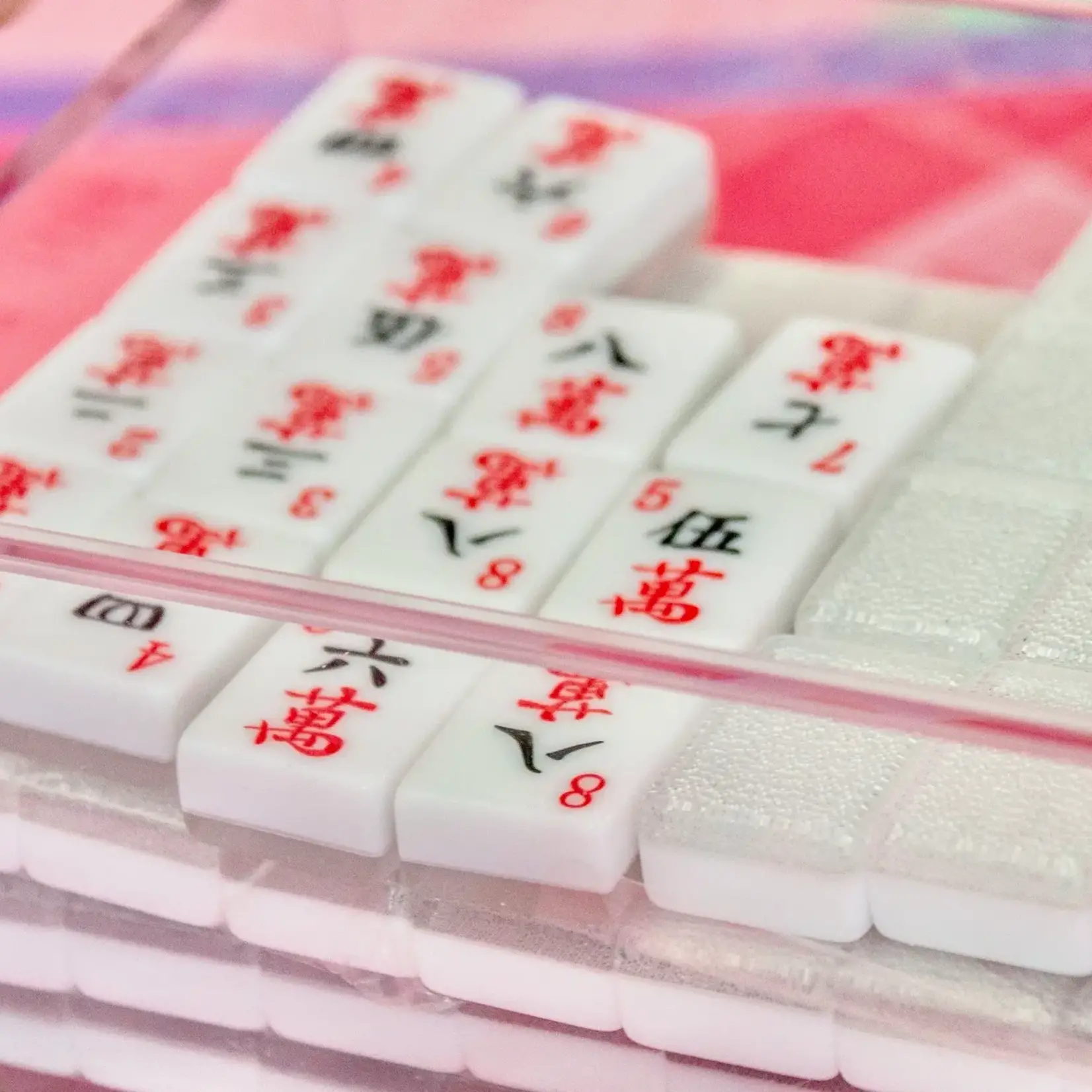 Oh My Mahjong Mahjong Box- Clear lid