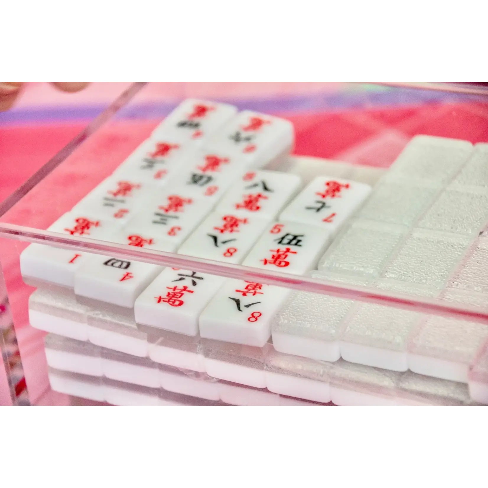 Oh My Mahjong Mahjong Box- Clear lid