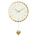 MacKenzie-Childs Sterling Heart Pendant Wall Clock