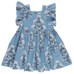 Pink Chicken Girls Elsie Dress - Blue Bouquet Floral