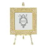 Olivia Riegel Windsor 4" x 4" Frame on Easel Gold