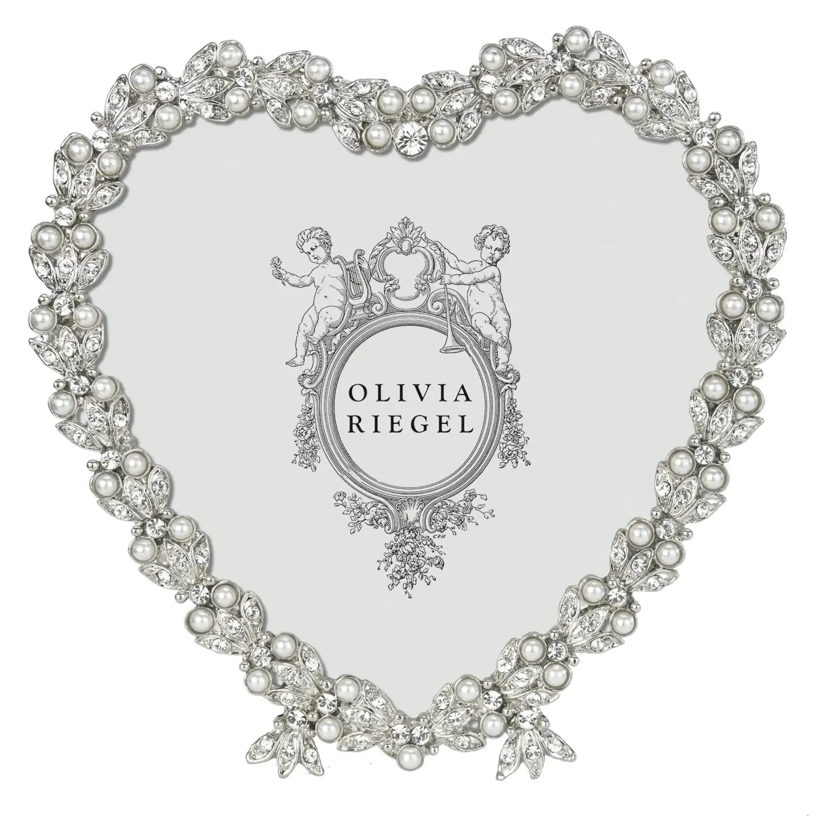 Olivia Riegel Contessa Heart 3.5" Frame Silver