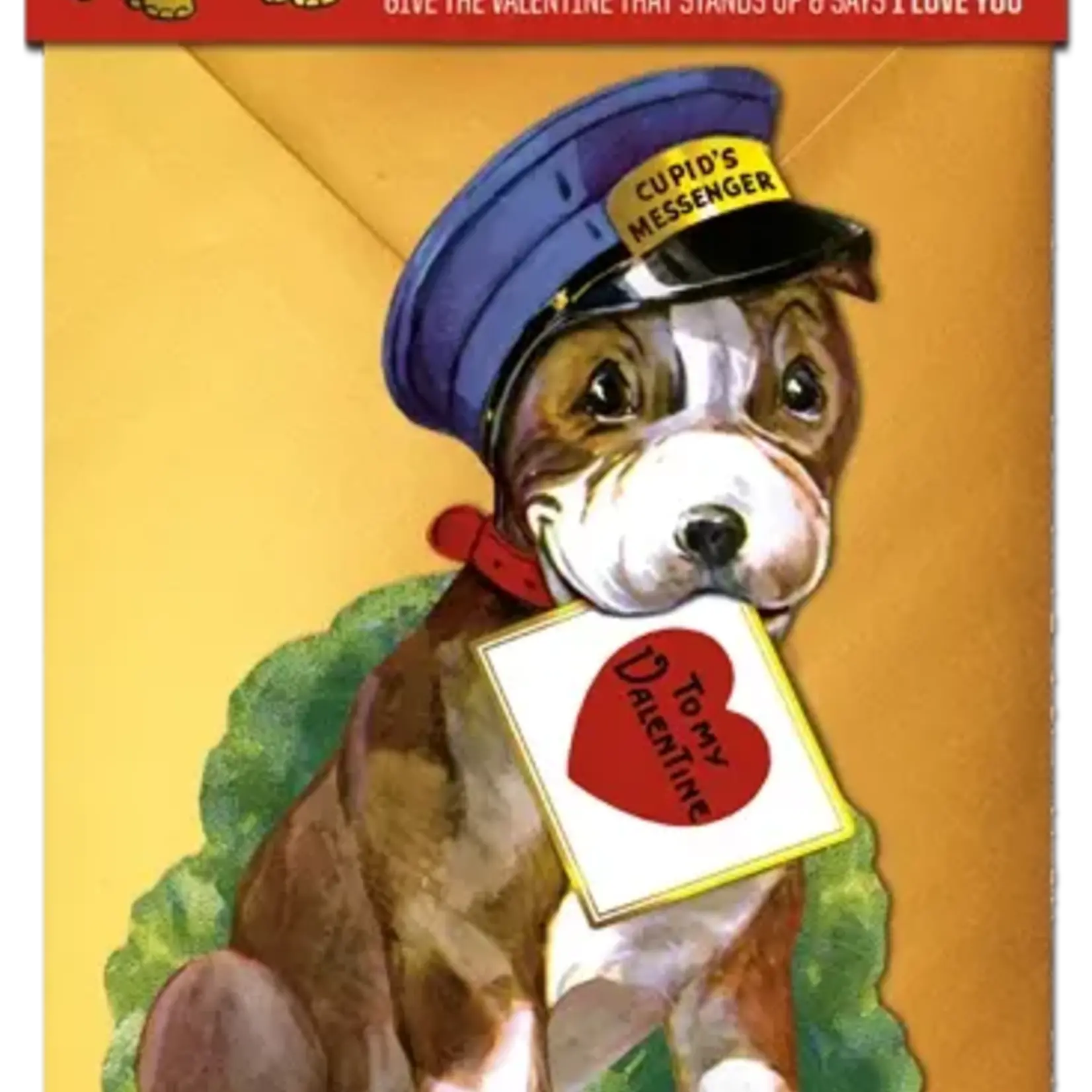 Laughing Elephant Cupid's Messenger Jumbo Deluxe Valentine's Greeting Card