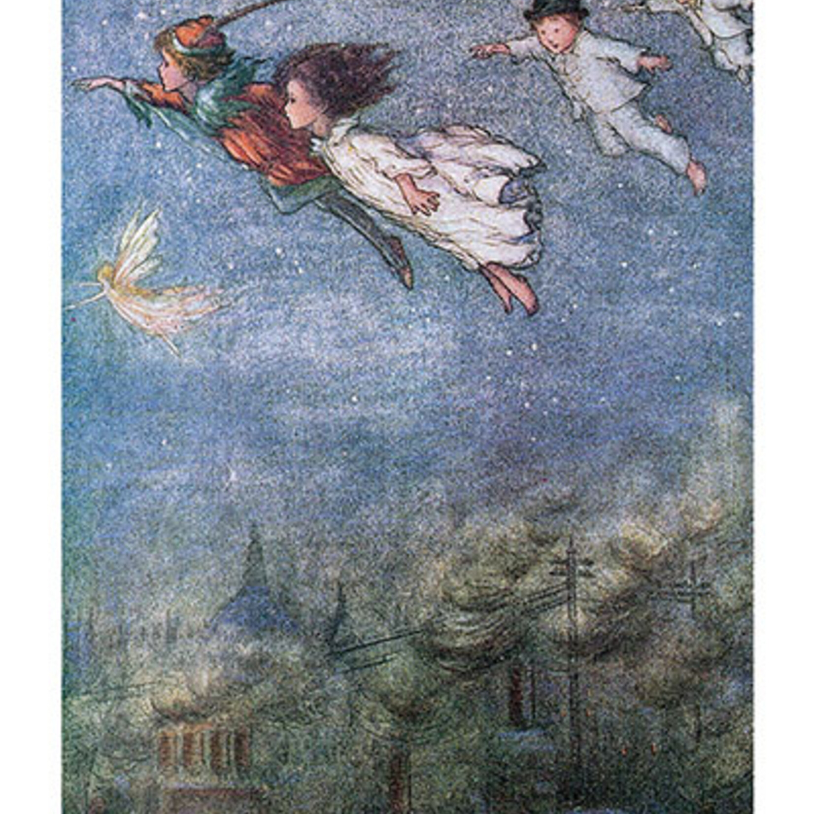 Laughing Elephant Peter Pan and Friends Fly - Friendship Card