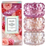 Voluspa Flame and Wax 3 Rose Macaron GiftSet