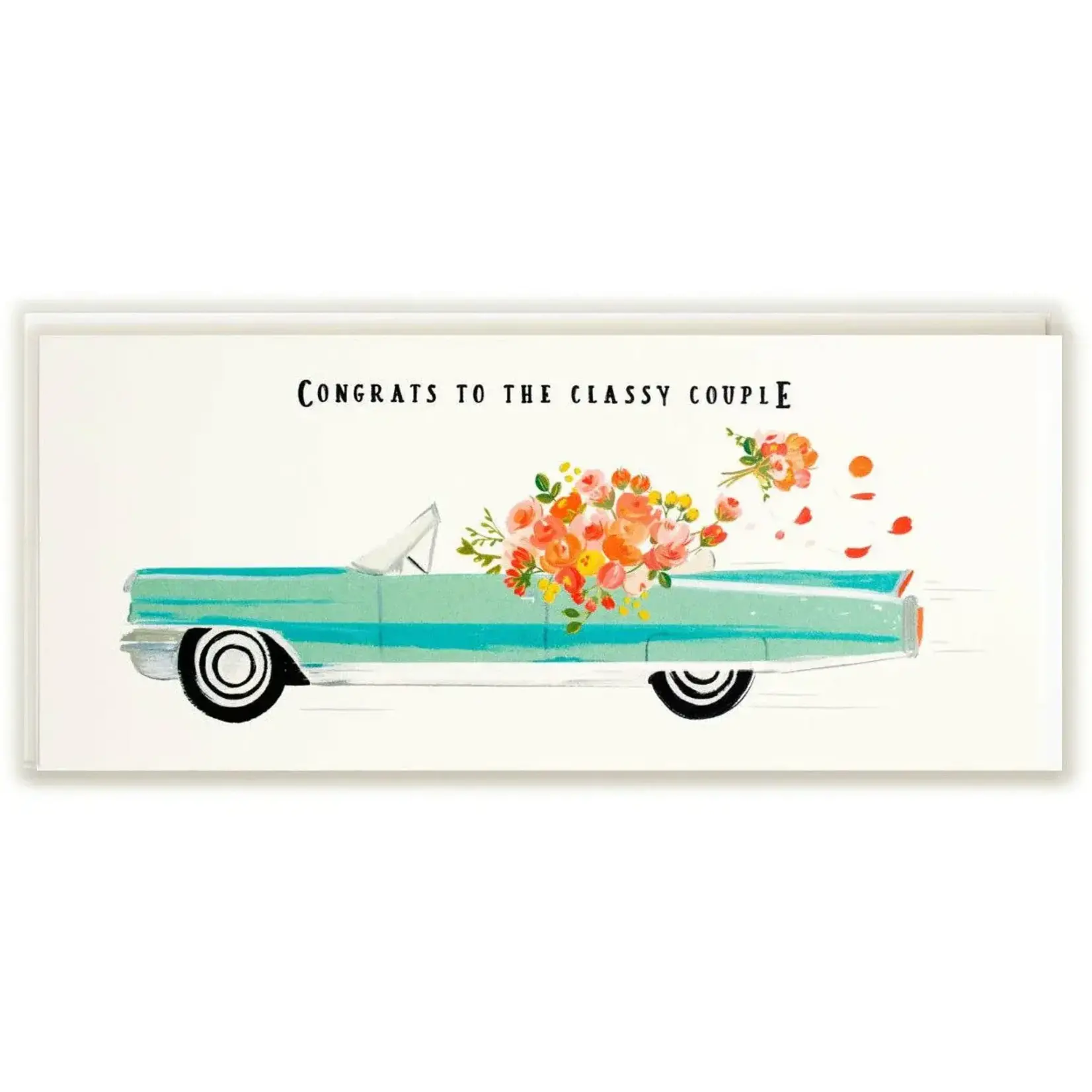 The First Snow Congrats Classy Couple Card_Blank Inside