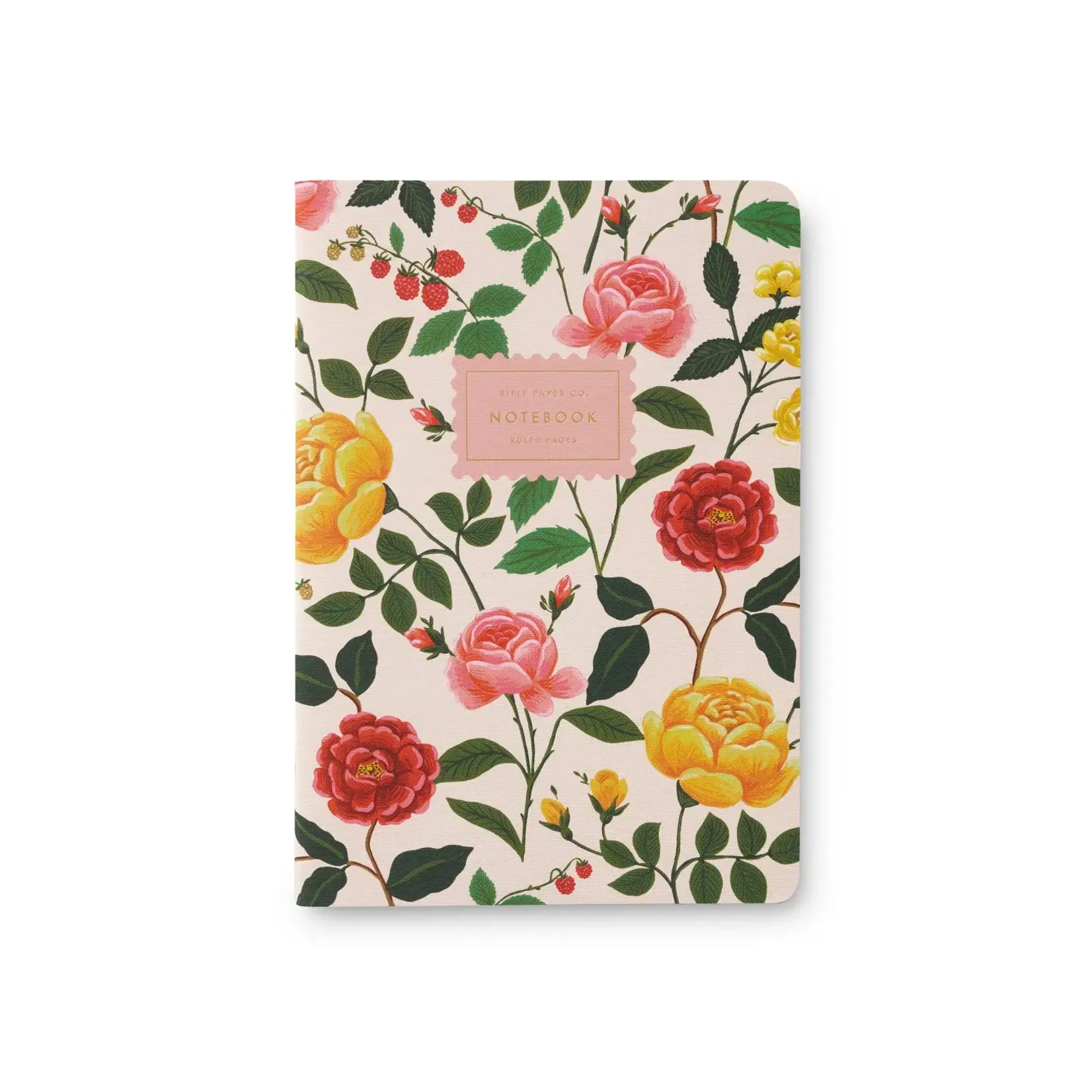 Rifle Paper Company Assorted Set of 3 Roses Notebooks