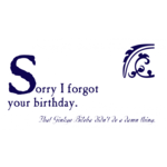 Quiplip Sorry I forgot your birthday