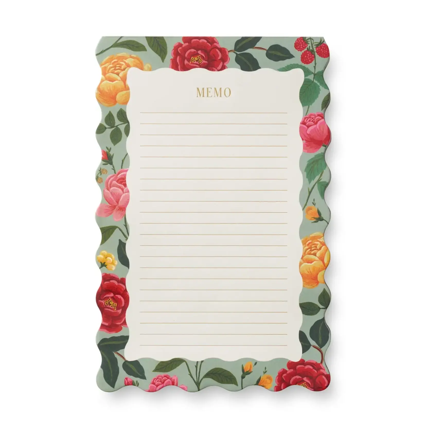 Rifle Paper Company Roses Memo Notepad